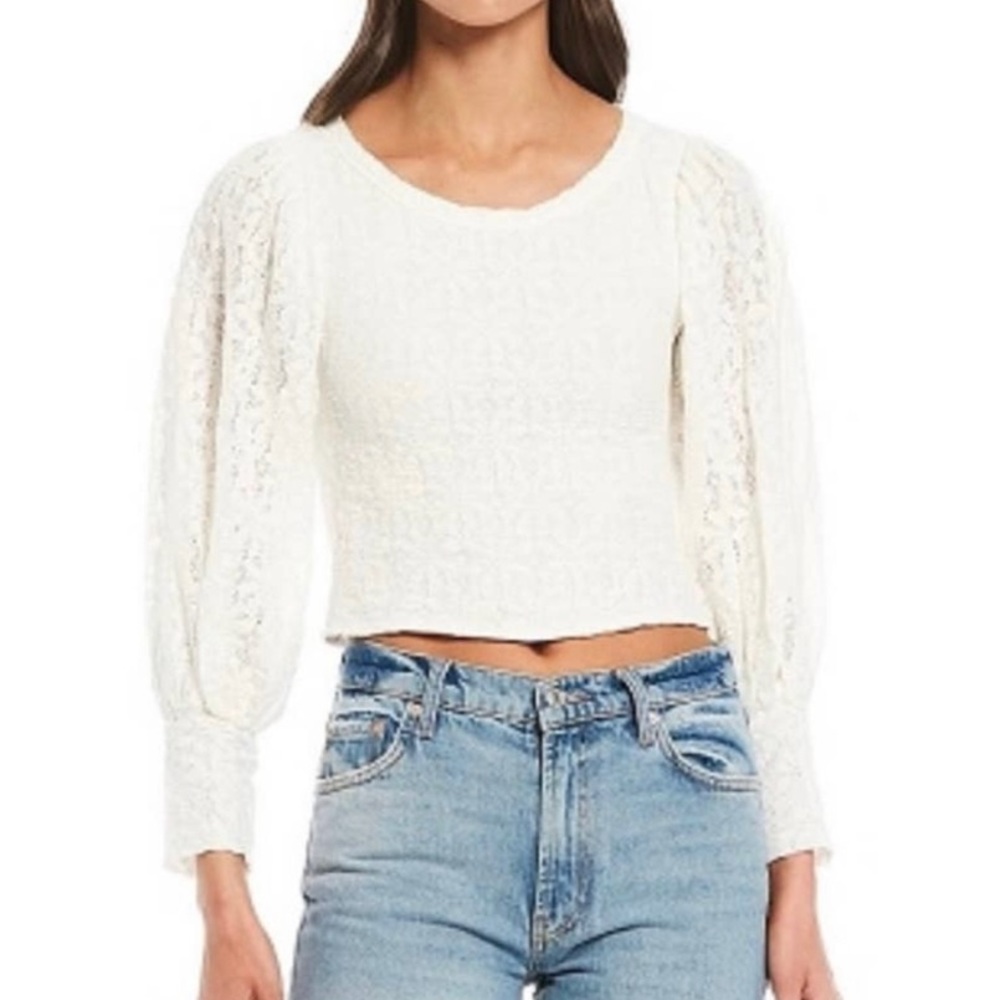 Free People Lace Crop Top